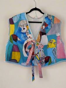 Upcycled quilt cover