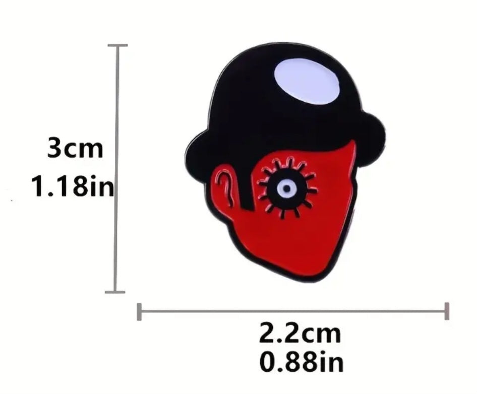 Clockwork Orange Enamel Pin – Your Kreatives