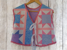 Load image into Gallery viewer, Patchwork blanket vest