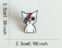 Load image into Gallery viewer, Ziggy Cat Enamel Pin