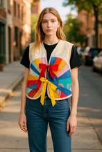 Load image into Gallery viewer, Upcycled patchwork vest