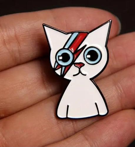 Ziggy Cat Enamel Pin