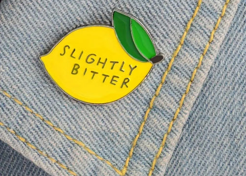 Slightly Bitter Enamel Pin