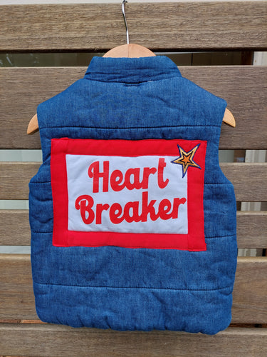 Heart breaker Puffer Vest