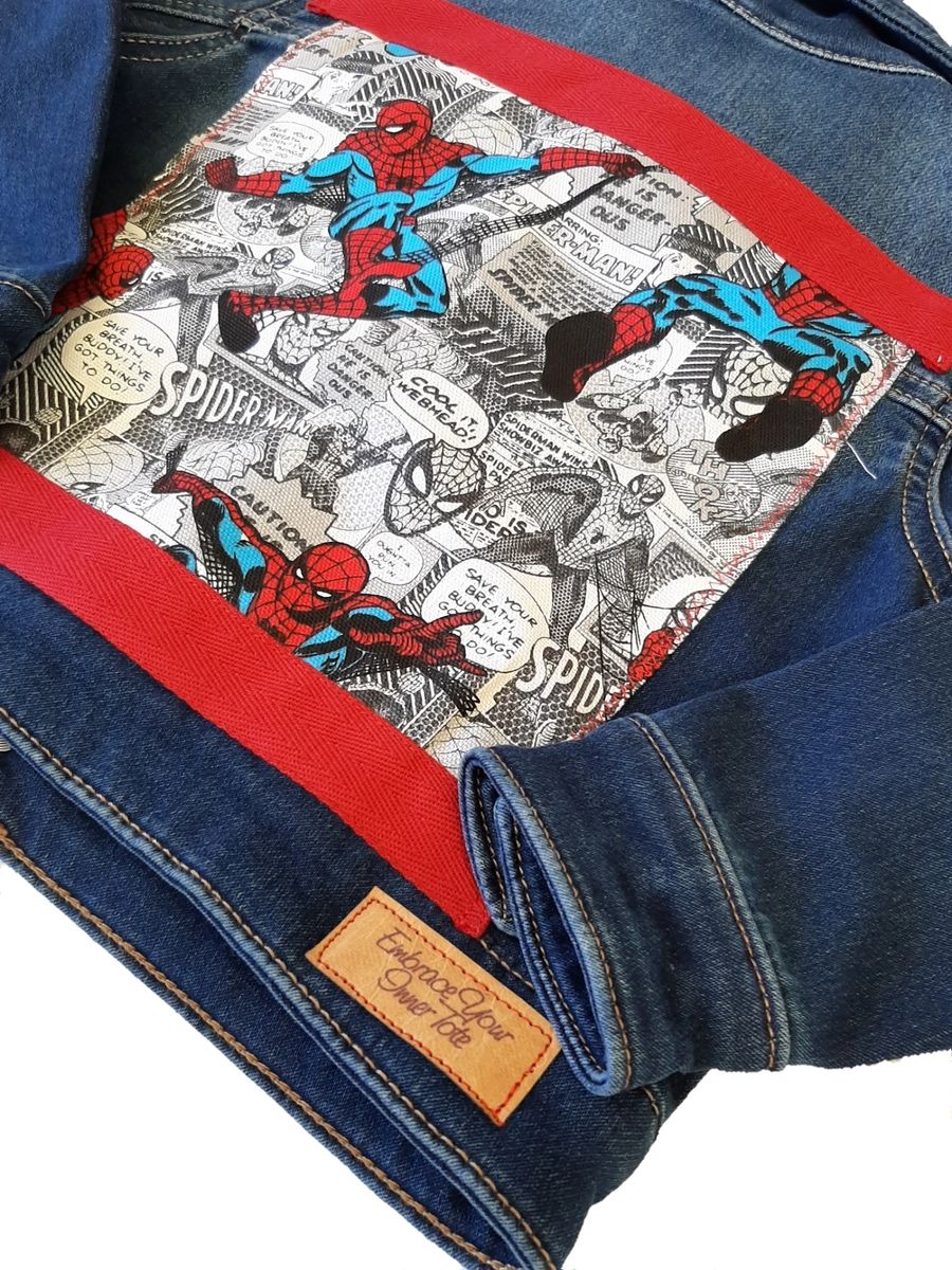 Official Marvel Spider-man Classic Denim Jacket